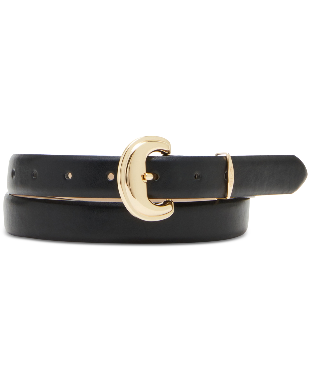 Steve Madden Women's 2-Pc. Faux-Leather Belt Set -Brown