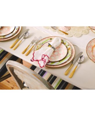 Rosy English Garden Salad/Dessert Plate