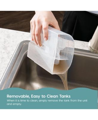 USA Hydro Clean High-Power 33.8 oz Chemical-Free Spot Cleaner Machine for Carpet and Upholstery, Lightweight Portable Fabric, Black/Teal