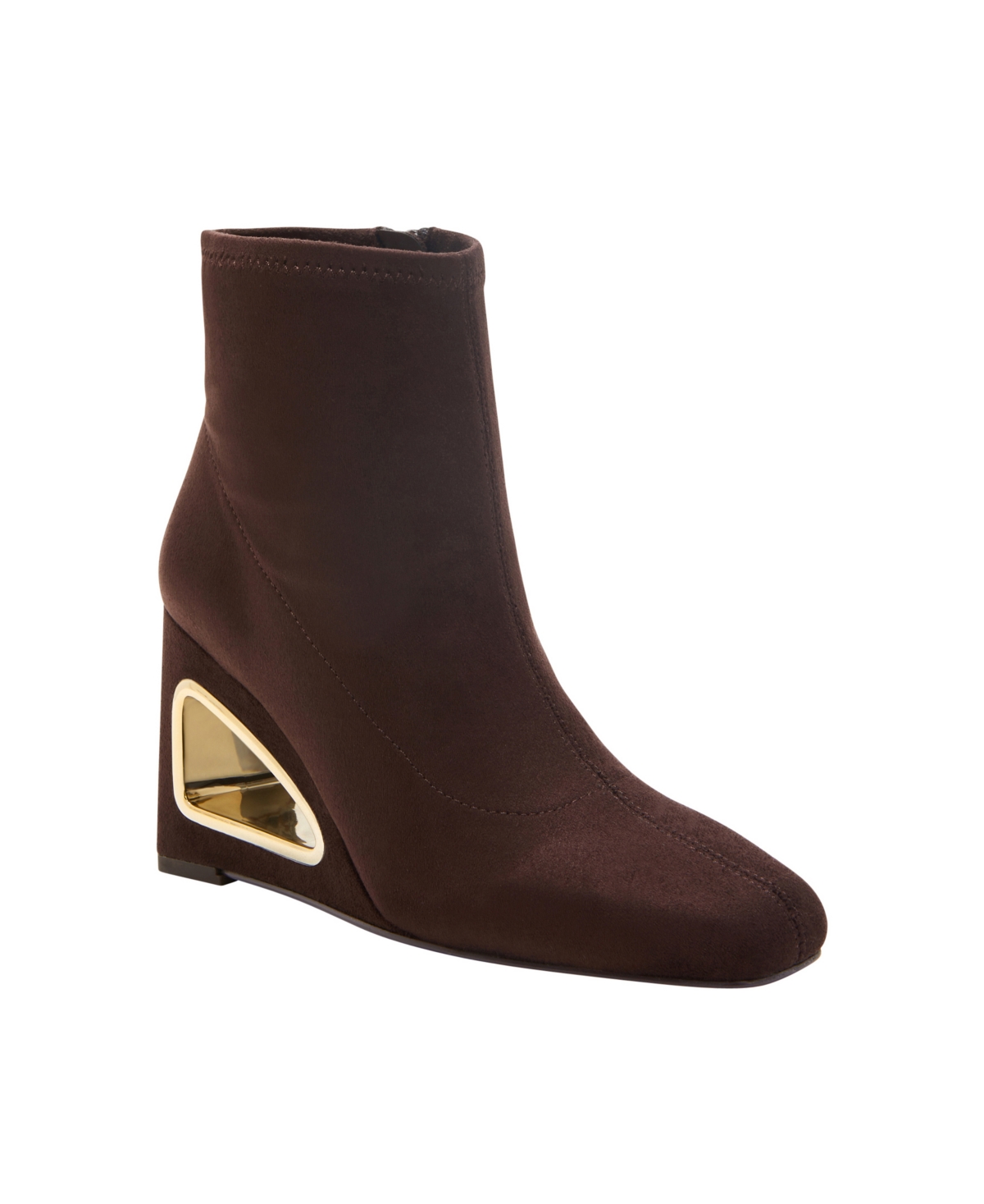 Shop Katy Perry Women's Hollow Wedge Booties In Chalk