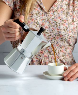 Aluminum Stovetop 6-Cup Espresso Maker 