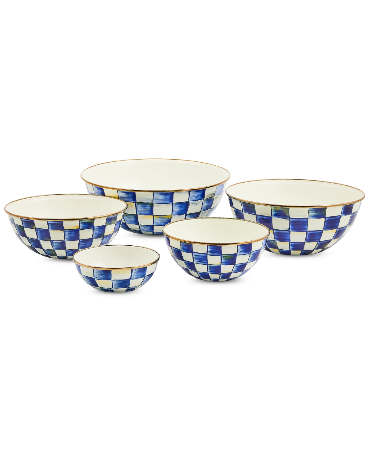 Mackenzie-childs Royal Check Medium Everyday Bowl, 80-oz. In No Color
