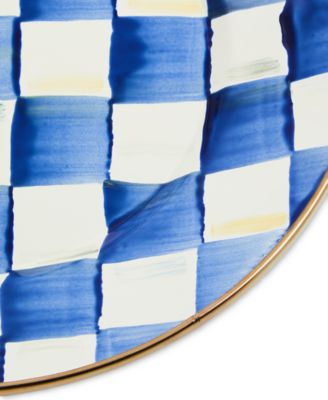 Royal Check Dinner Plate