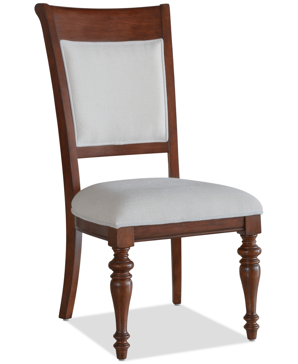 Macy's Daria 6 Pc. Upholstered Chair Set In Brown
