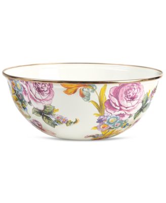 White Flower Market Medium Everyday Bowl, 80-oz.