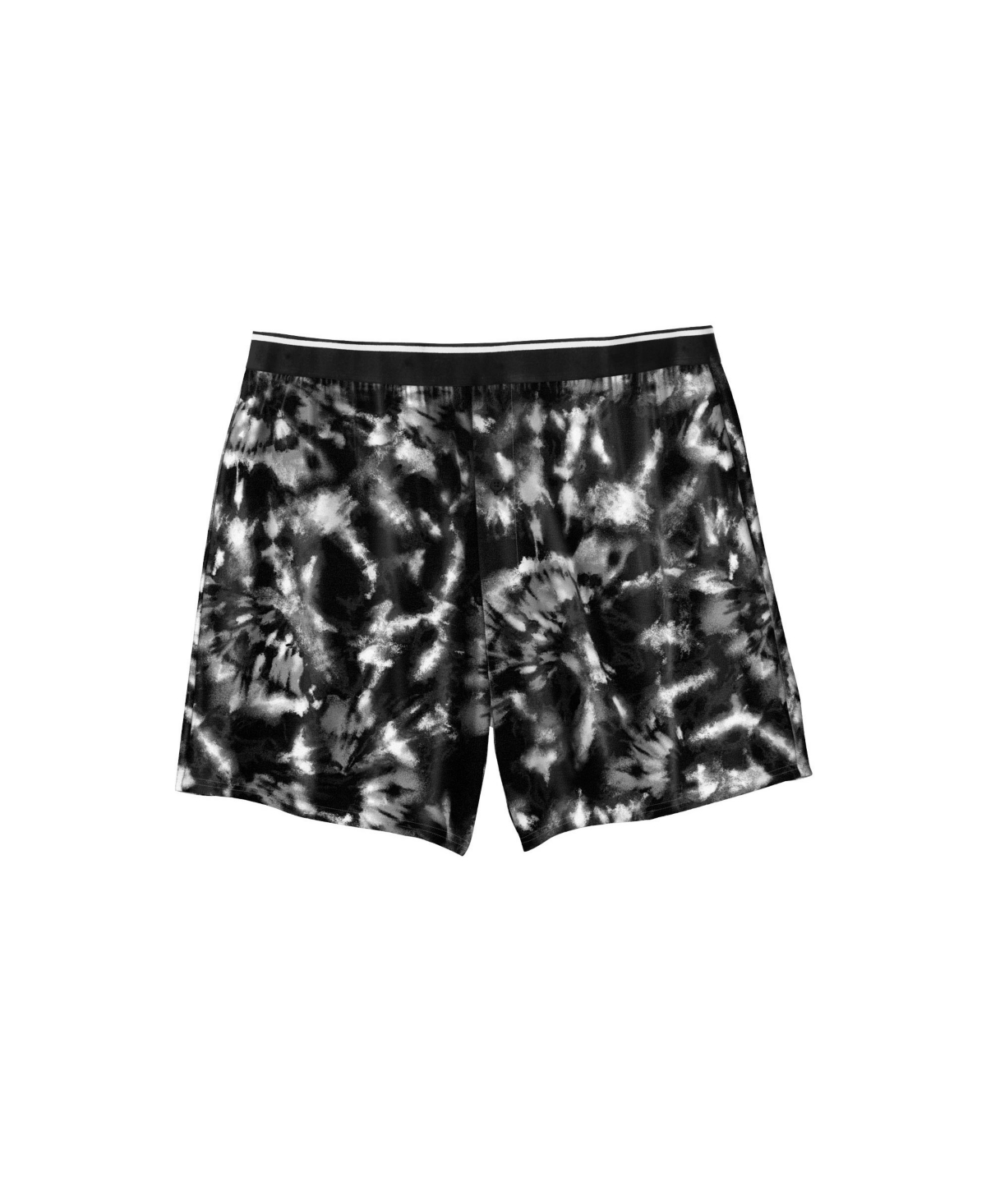 Big & Tall Patterned Boxers - Black marble