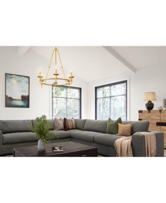 Brighton Rustic Farmhouse Table Lamp 27 1/4" Tall Hammered Bronze Pot Beige Linen Drum Shade for Bedroom Living Room Bedside Nightstand