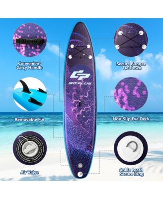 Inflatable Stand Up Paddle Board Surfboard W/Bag Aluminum Paddle