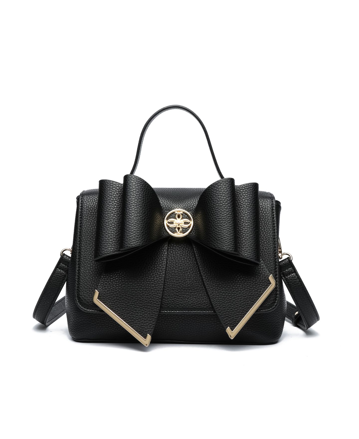 Женская сумка LIKE DREAMS Jasmine Bowtie Crossbody, цвет: Чёрный — фото 1