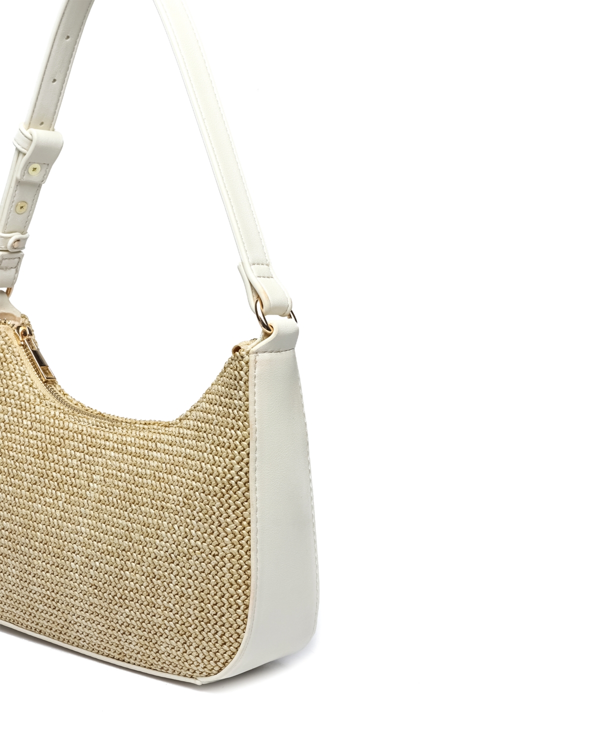 Like Dreams Eden Straw Shoulder Bag In Pink