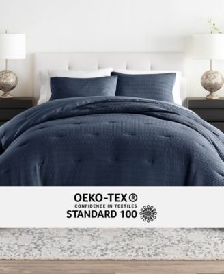 Waffle Textured 2-Piece Comforter Set, Twin/Twin XL
