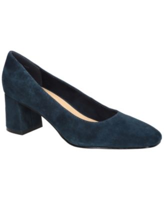 Jillian Women's Block Heel Square Toe Pumps