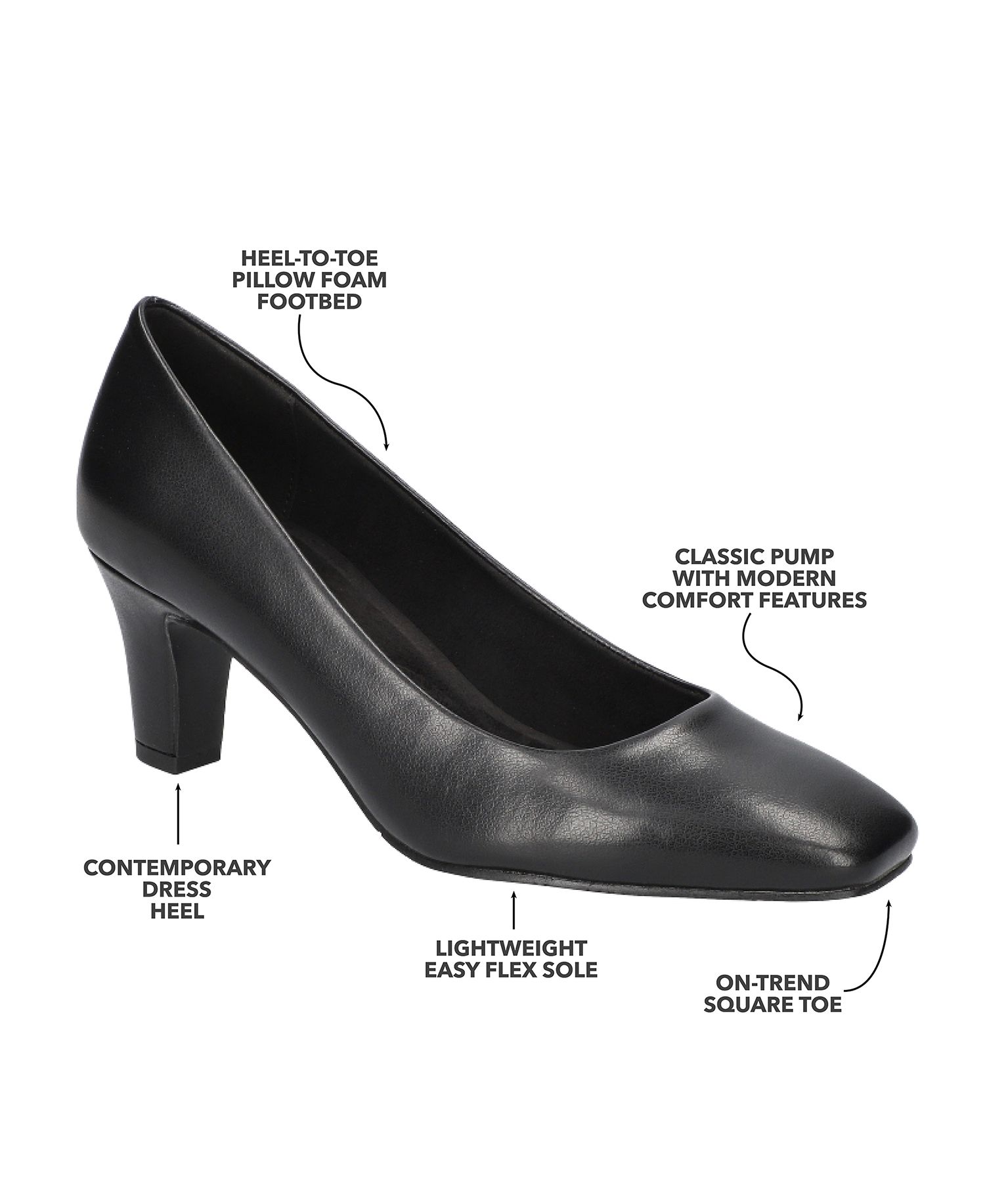 Women's Poet Square Toe Pumps