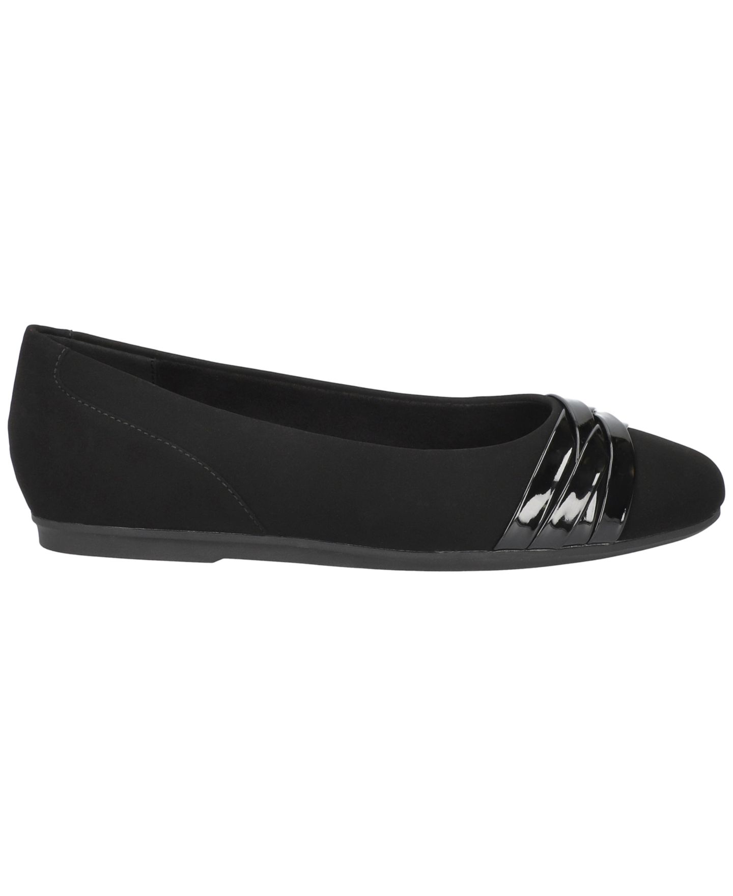 Женские балетки Easy Street Kylie Comfort Ballet Flats, цвет: Чёрный — фото 2