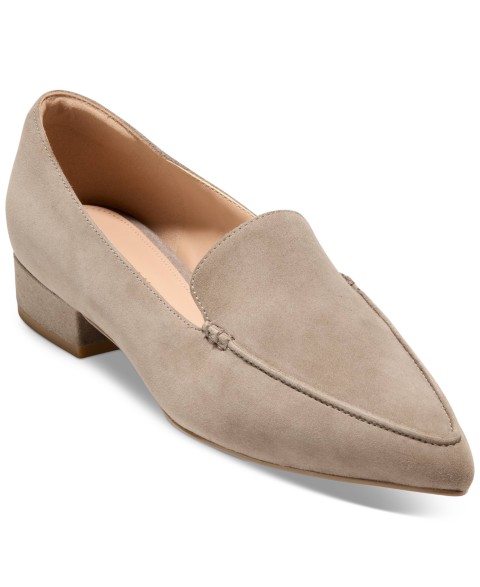Женские Cole Haan Women's Valantina Pointed Toe Block Heel Loafers
