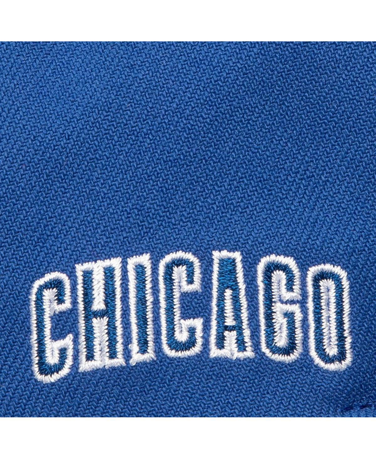 Mitchell & Ness Men's Royal Chicago Cubs Full Frontal Snapback Hat In Royal