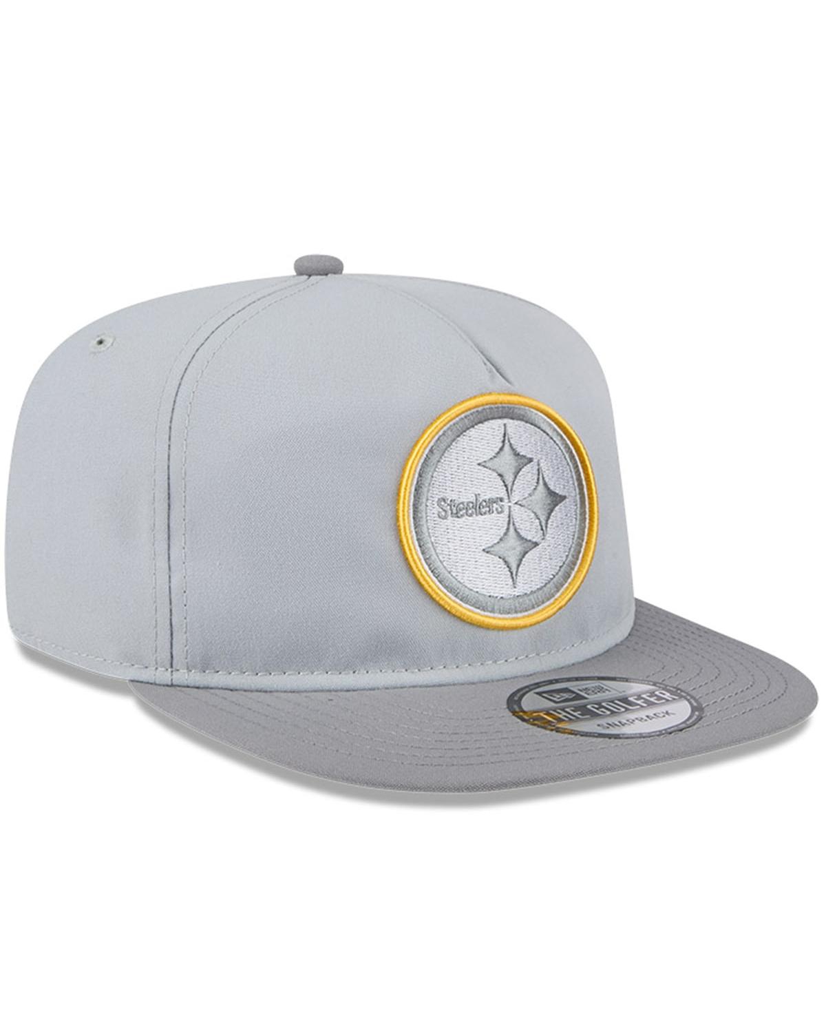 New Era Men'sPittsburgh Steelers 2024 Nfl Training Camp Golfer Snapback Hat - Gray