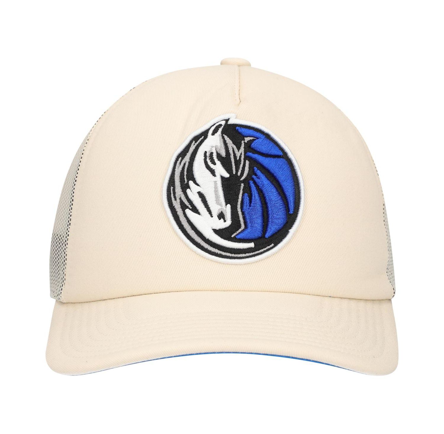 Men's Cream Dallas Mavericks Trucker Adjustable Hat
