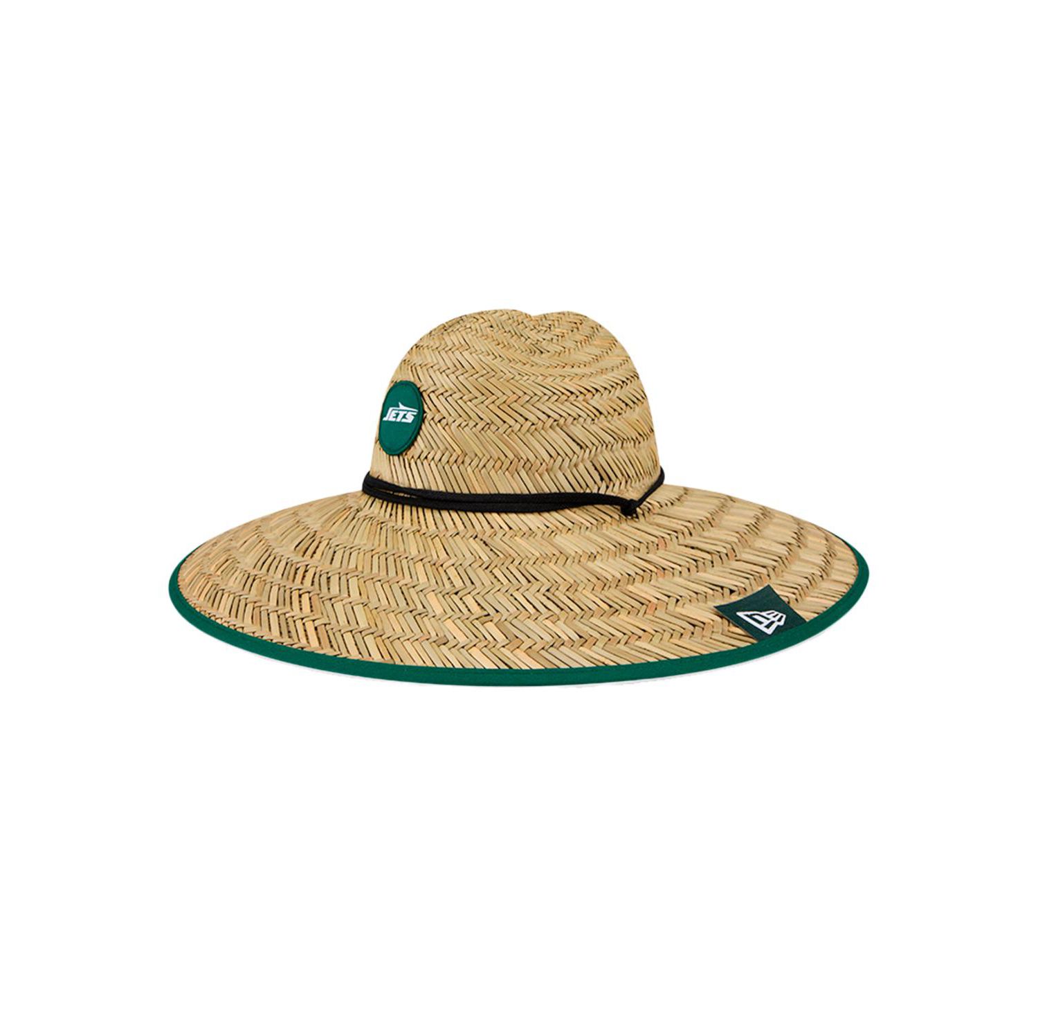 Men's Natural New York Jets Straw Hat