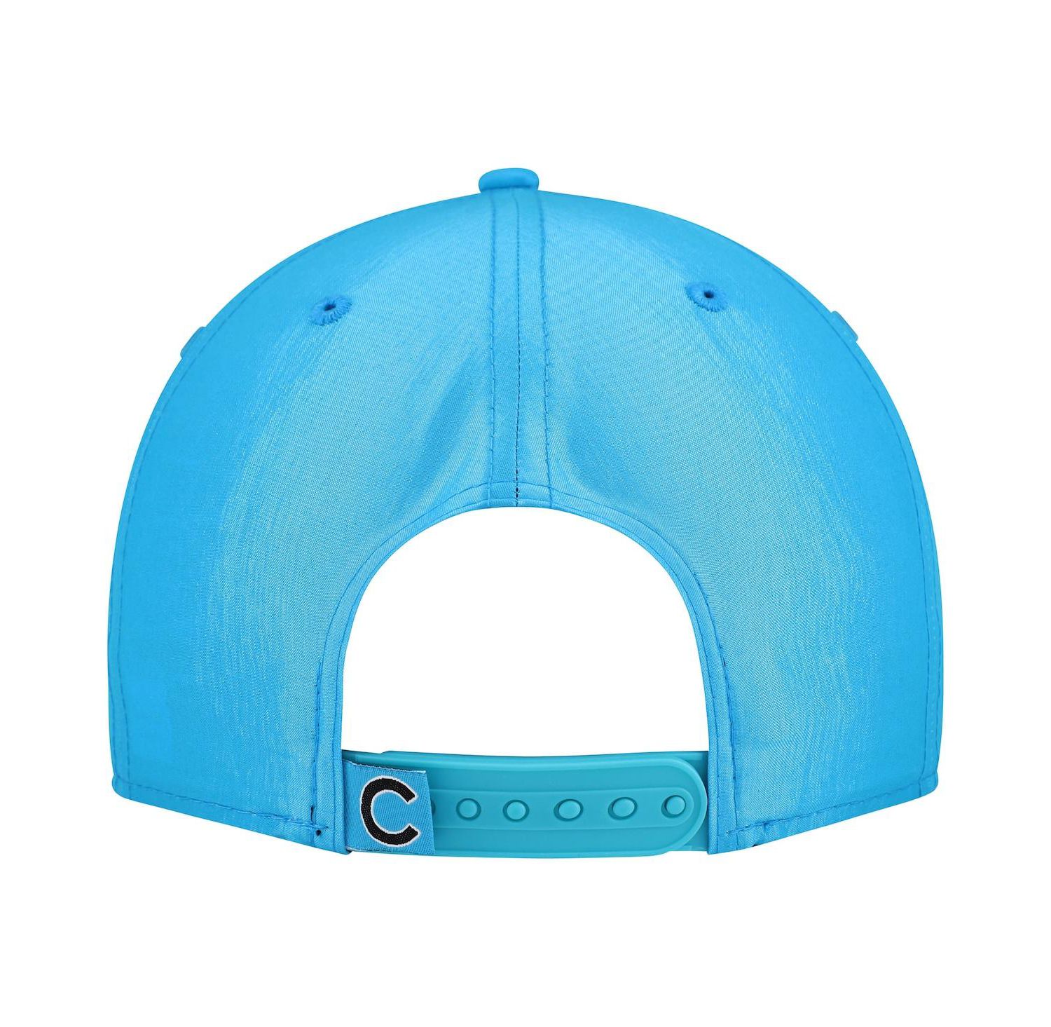 Men's Blue Chicago Cubs Neon Golfer Snapback Hat