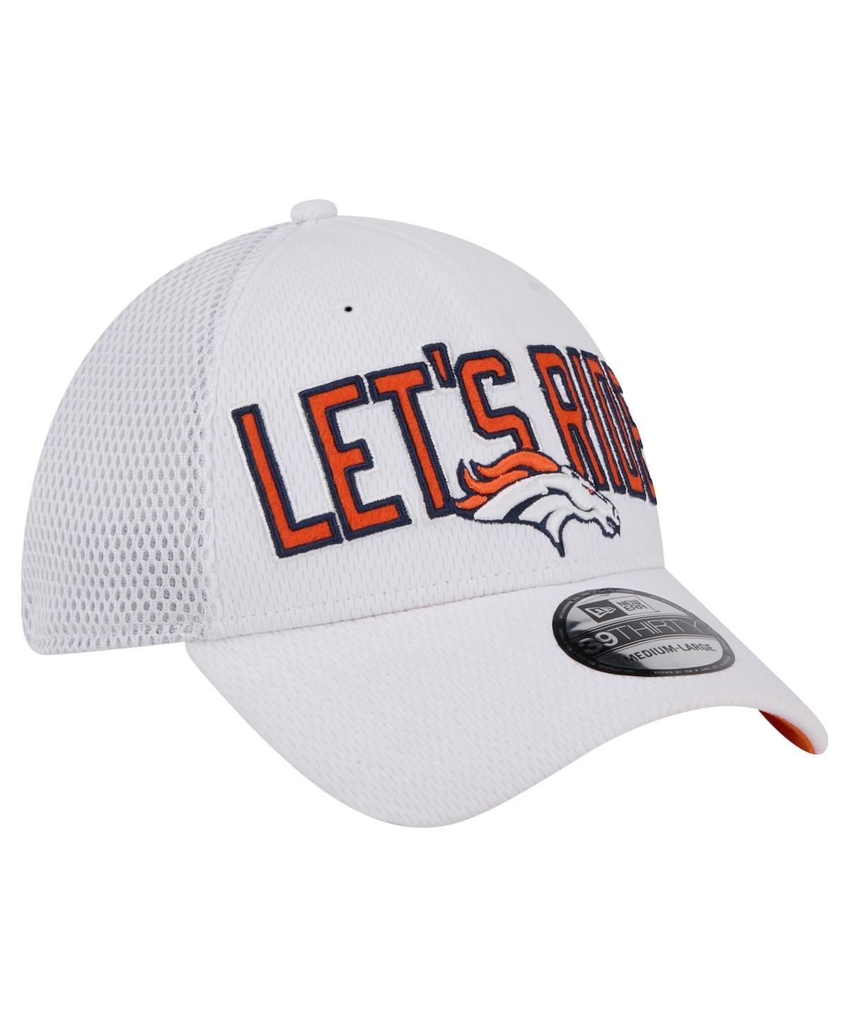 New Era Men'sDenver Broncos Breakers 39THIRTY Flex Hat - White