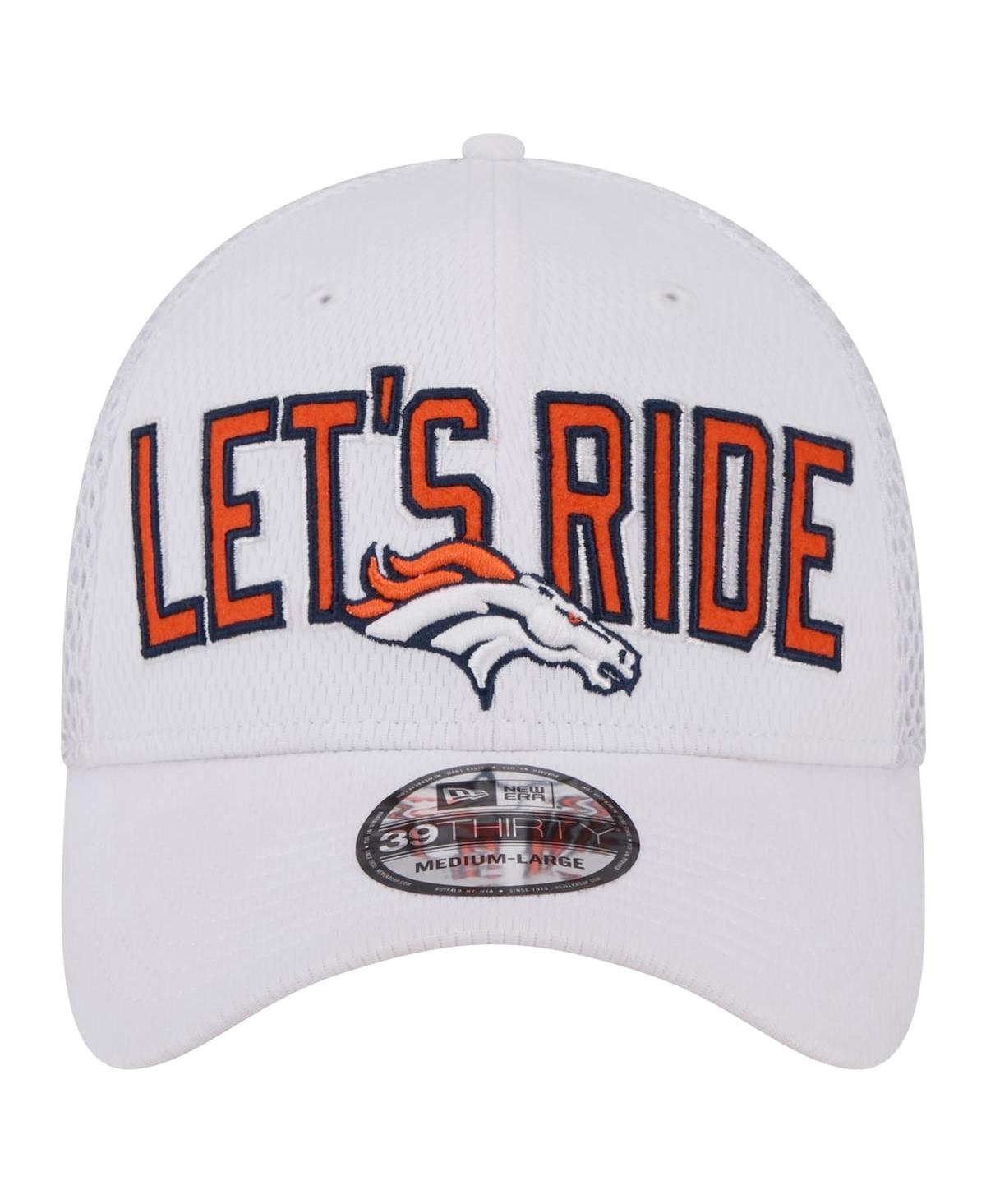 New Era Men'sDenver Broncos Breakers 39THIRTY Flex Hat - White