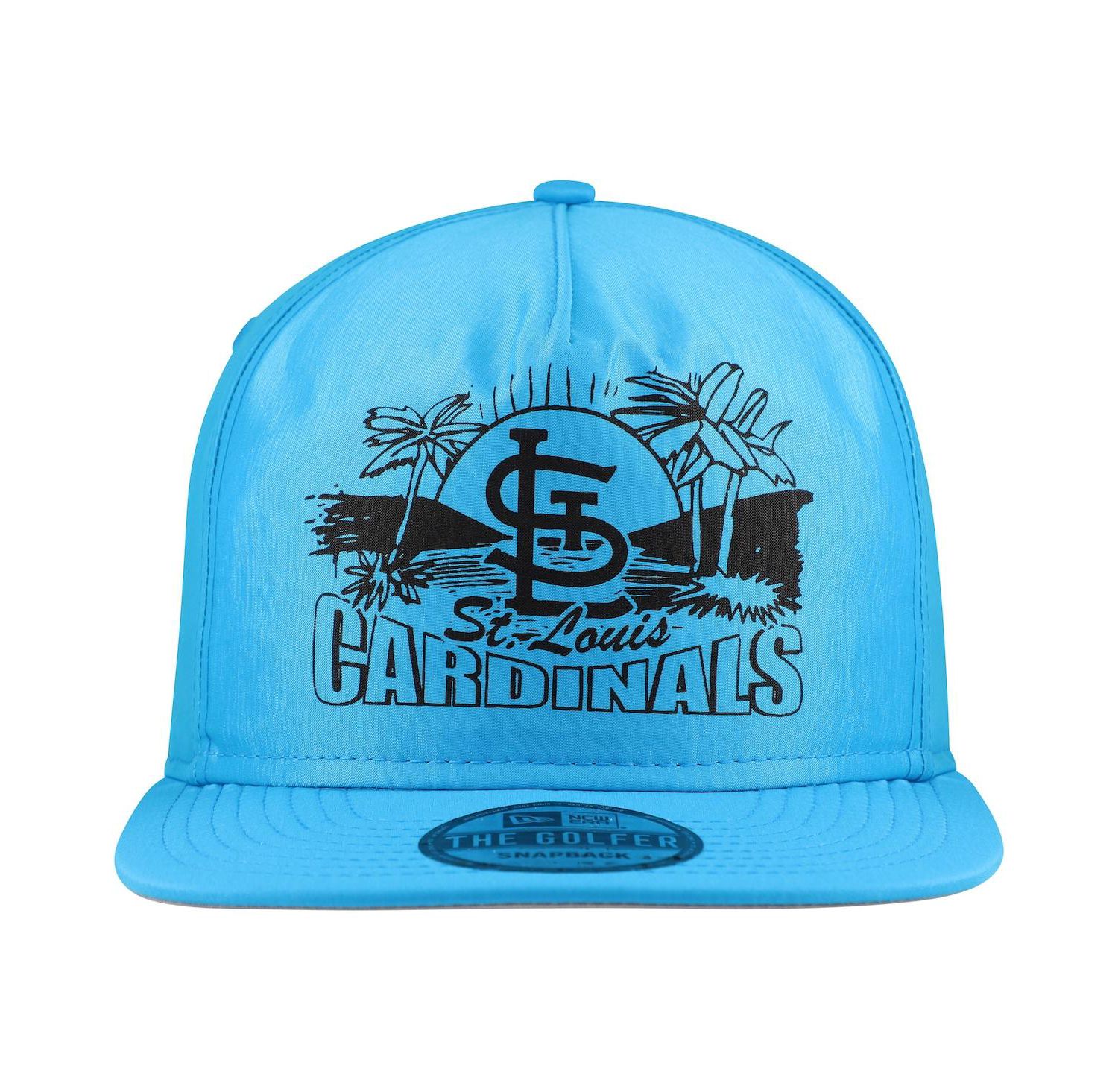 Men's Blue St. Louis Cardinals Neon Golfer Snapback Hat