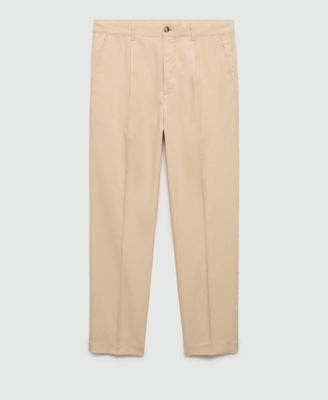 Men's Cotton Lyocell Pleated Pants