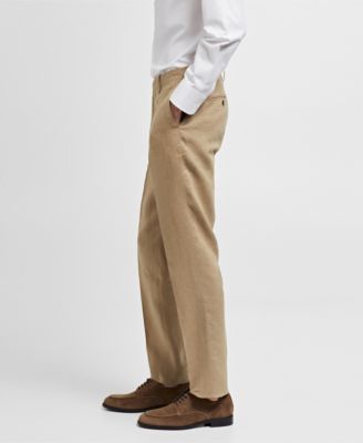 Men's Linen Slim Fit Dress Pants