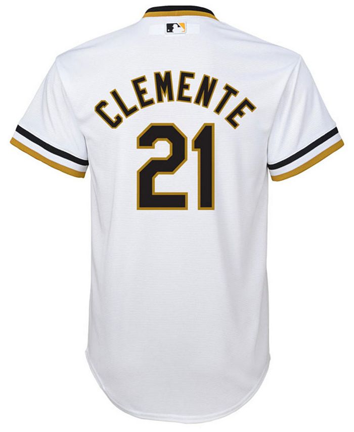 MLB Pittsburgh Pirates (Roberto Clemente) Men's Cooperstown Baseball Jersey.