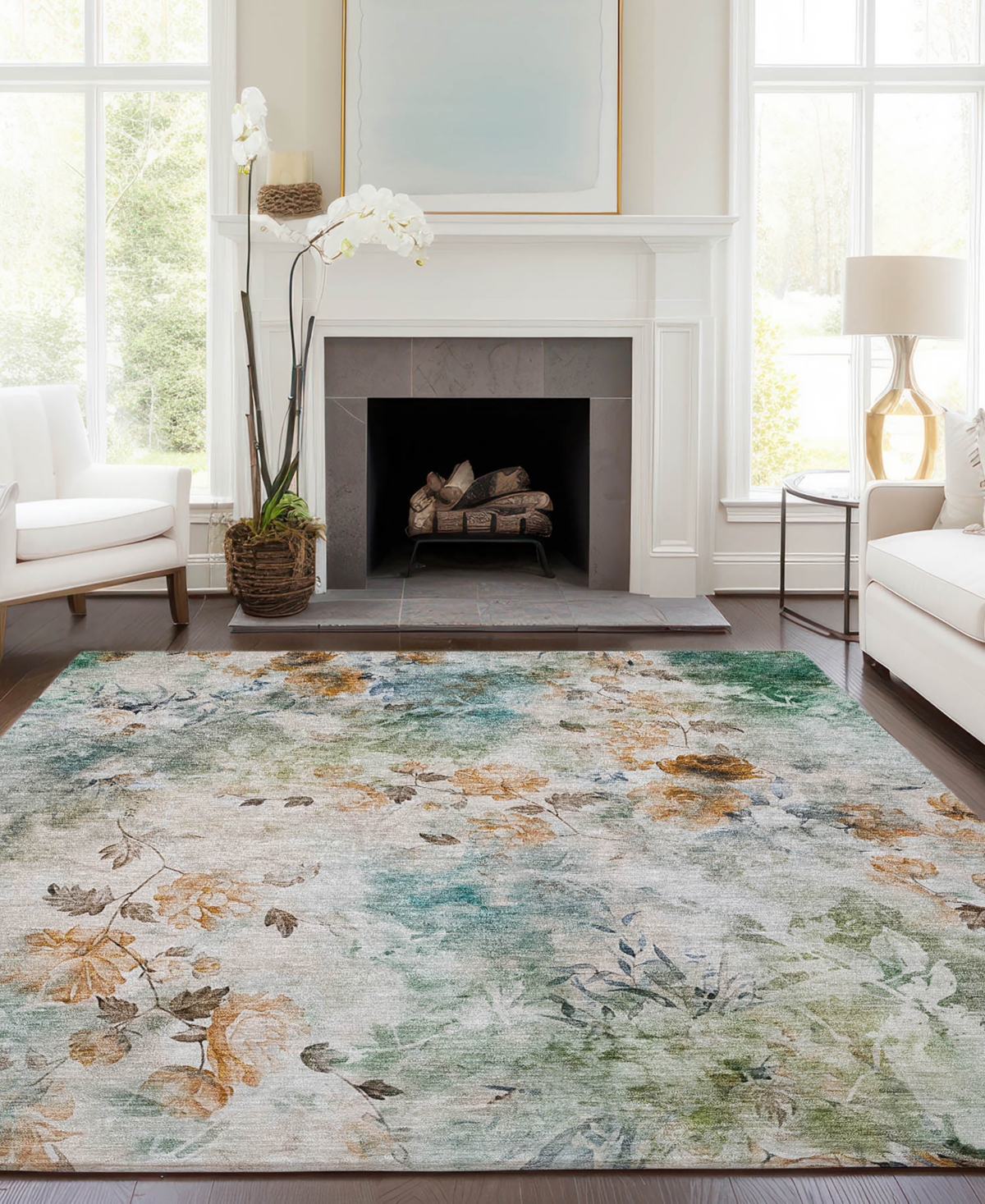 Addison Chantille Acn659 9'x12' Area Rug In Teal