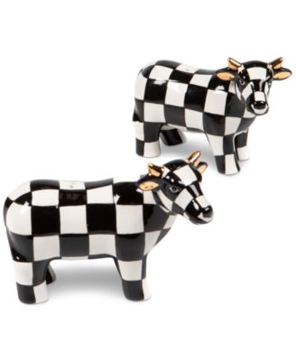 MacKenzie-Childs - Cow Salt & Pepper Shaker Set