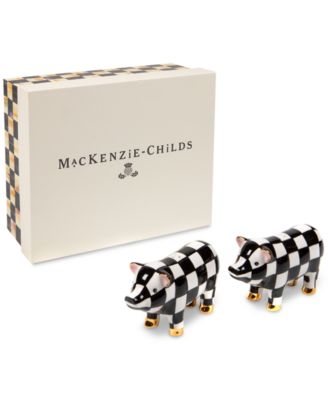 Courtly Check Pig Salt & Pepper Set
