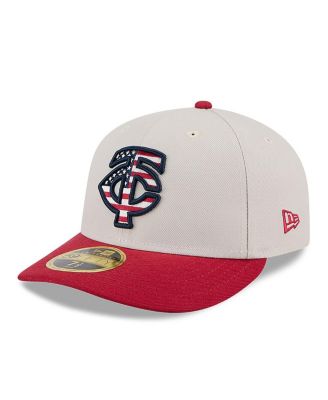 Men's Red Minnesota Twins 2024 Fourth of July Low Profile 59FIFTY Fitted Hat