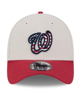 Men's Red Washington Nationals 2024 Fourth of July 39THIRTY Flex Hat