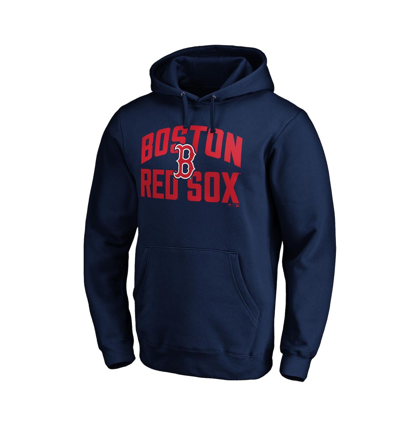 Мужское худи Fanatics Navy Boston Red Sox Father's Day 1 Dad Pullover — фото 2