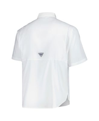 Men's White San Diego Padres Tamiami Omni-Shade Button-Down Shirt