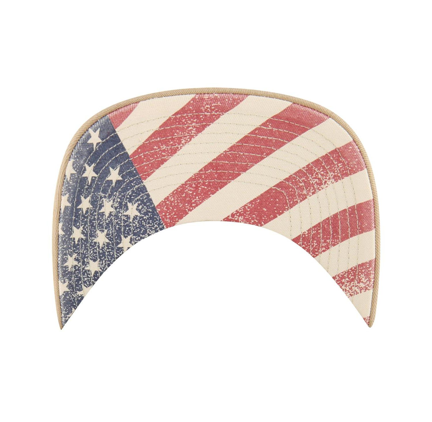 Men's Khaki Oakland Athletics Glory Daze Trucker Adjustable Hat