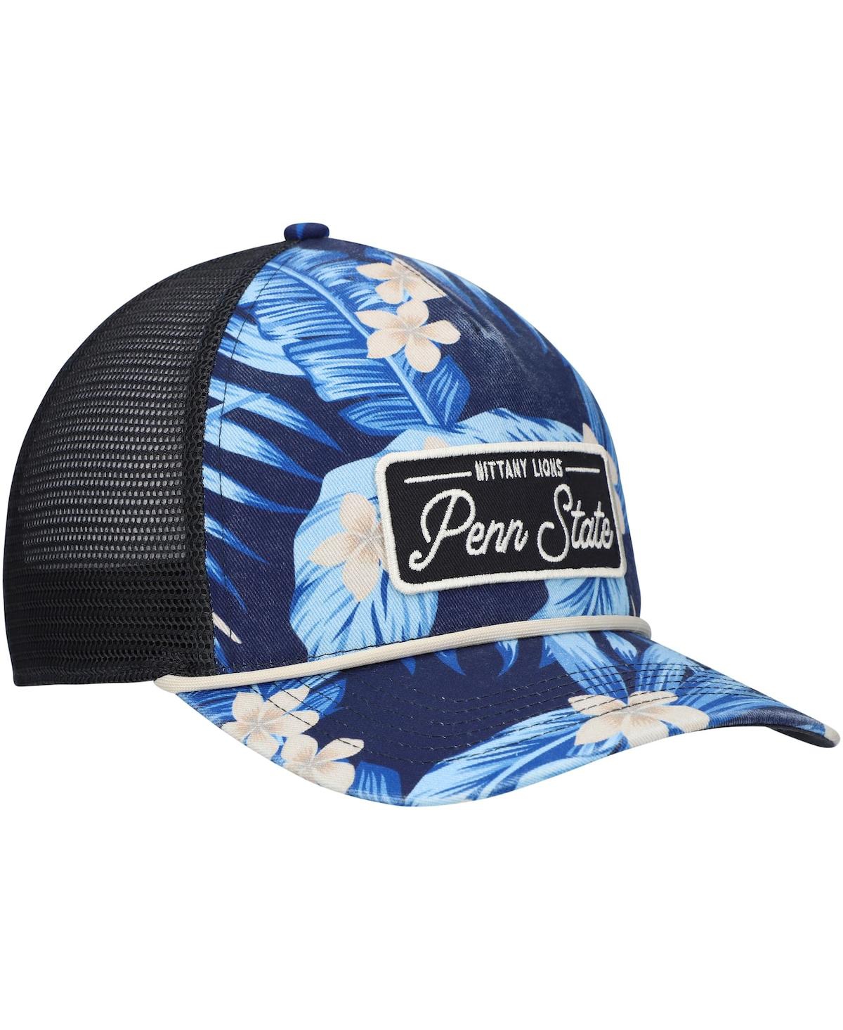 47 Brand Men's Navy Penn State Nittany Lions Tropicalia Hitch Adjustable Hat In Navy