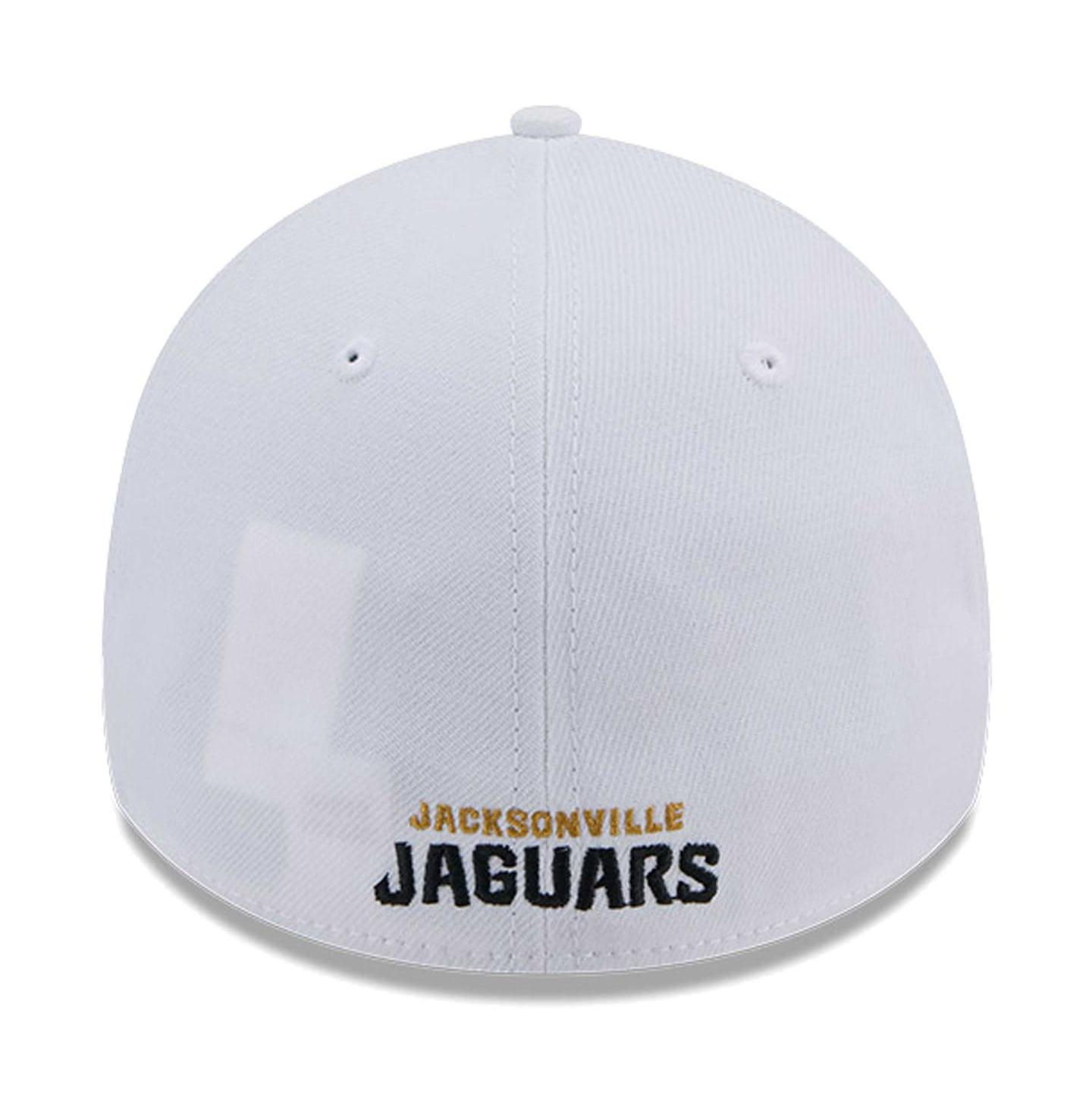 Мужская кепка New Era White Jacksonville Jaguars Main 39THIRTY Flex Hat — фото 3