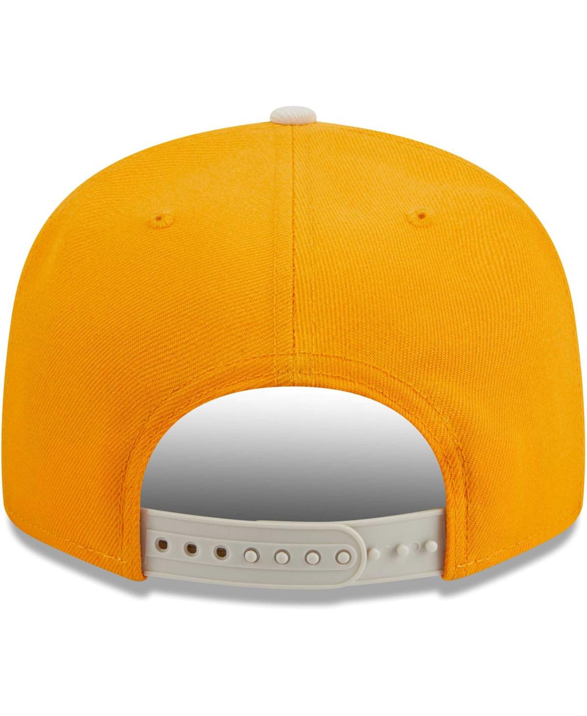 New Era Men'sOakland Athletics Tiramisu 9FIFTY Snapback Hat - Gold