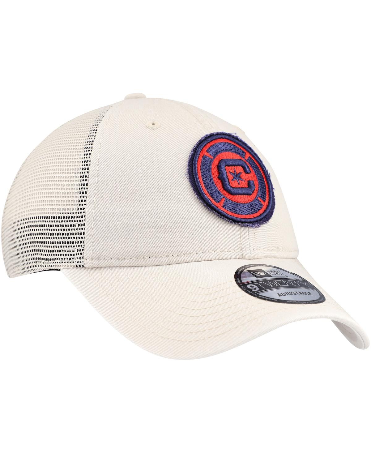New Era Men'sChicago Fire Game Day 9TWENTY Adjustable Trucker Hat - Tan