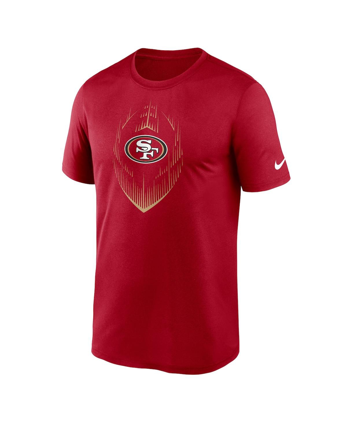 Nike Men'sSan Francisco 49ers Primetime Legend Icon Performance T-Shirt - Scarlet
