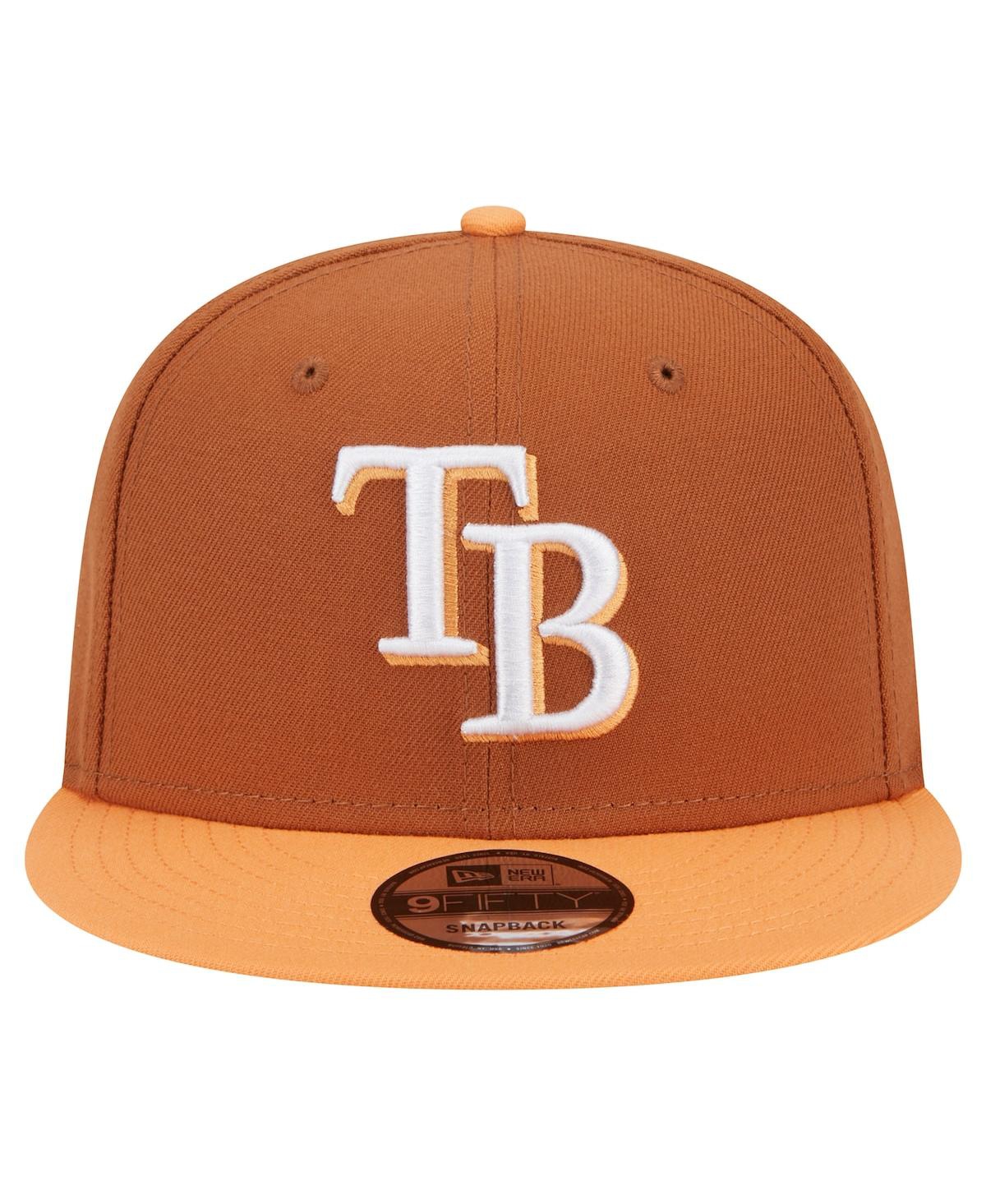Shop New Era Men's Brown Tampa Bay Rays Spring Color Two-tone 9fifty Snapback Hat