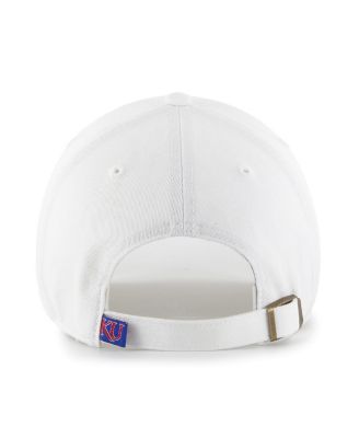 Women's White Kansas Jayhawks Sidney Clean Up Adjustable Hat