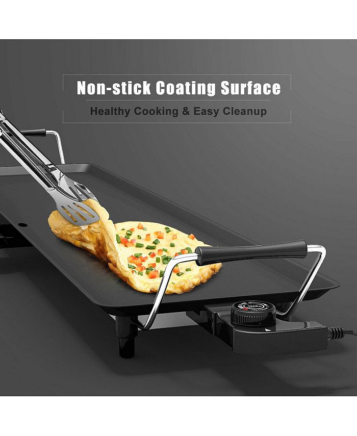 Costway Electric Teppanyaki Table Top Grill Griddle BBQ Barbecue Macy's