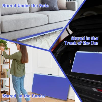 Streamdale Midsize Foldable Table Tennis Table with Paddles and Balls