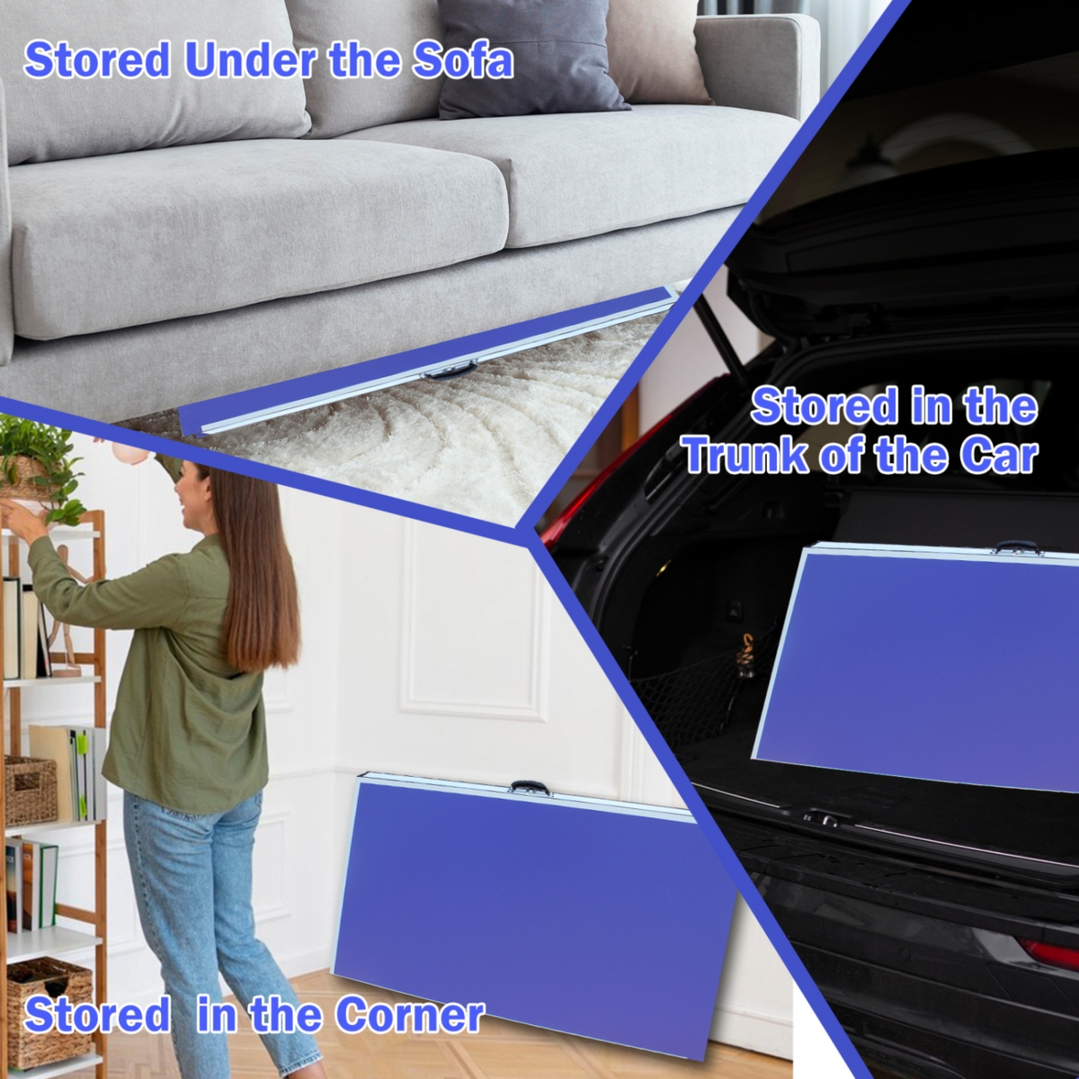 Streamdale Furniture Midsize Foldable Table Tennis Table with Paddles and Balls