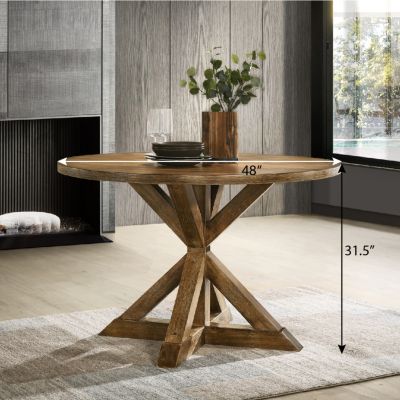 Streamdale Windvale Cross-Buck Base Dining Table