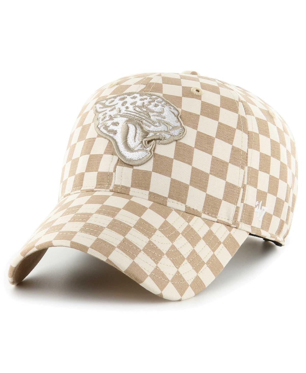 Women's Tan Jacksonville Jaguars Vibe Check Clean Up Adjustable Hat - Tan